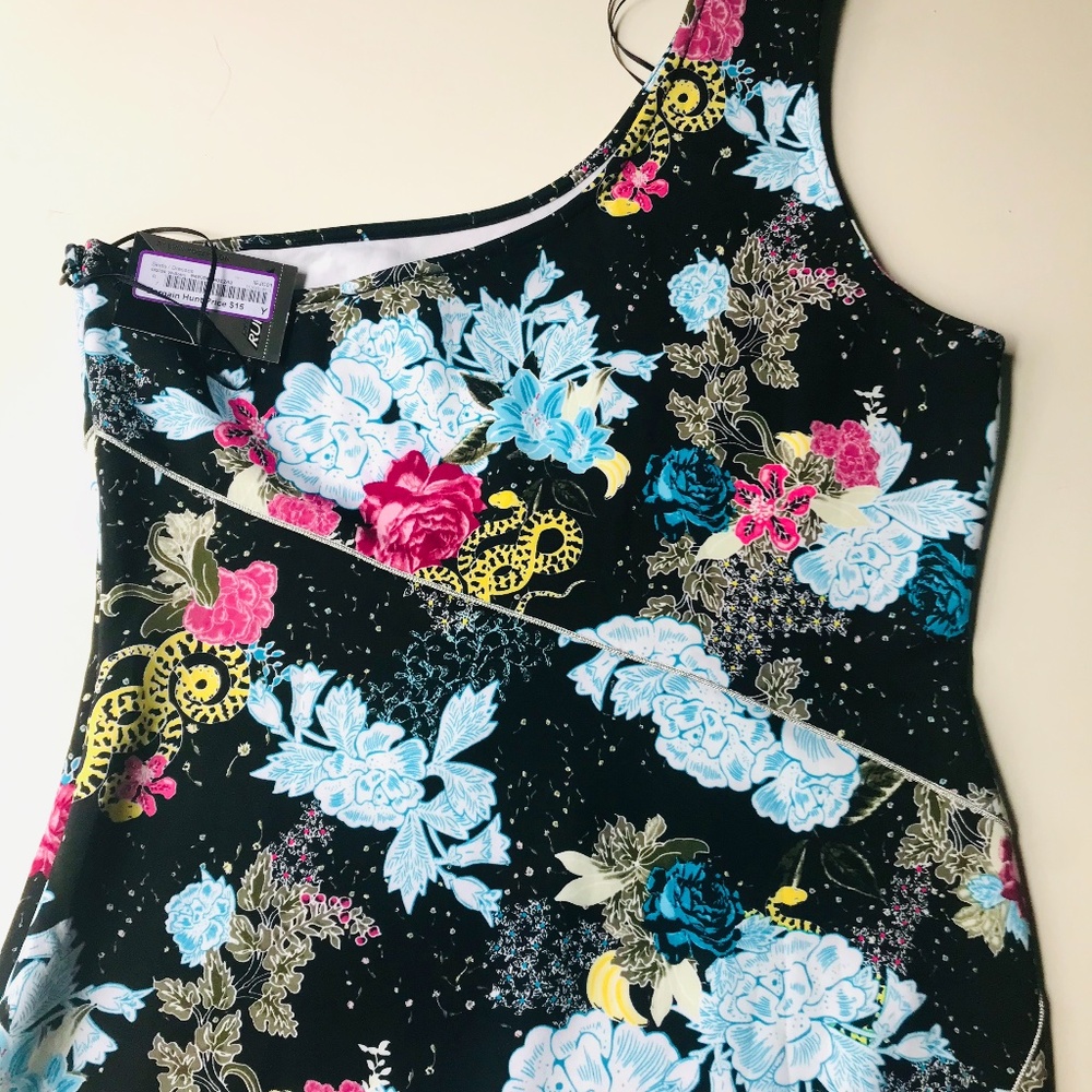 Project Runway One Shoulder Dress